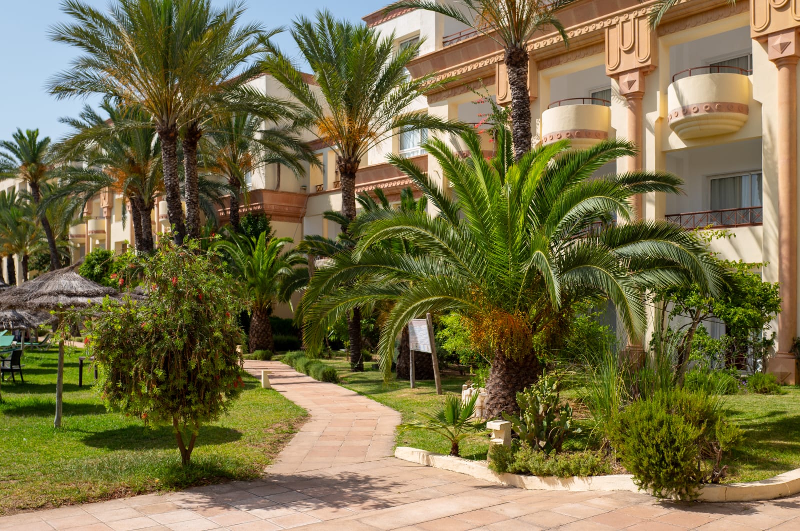 La façade du Marina