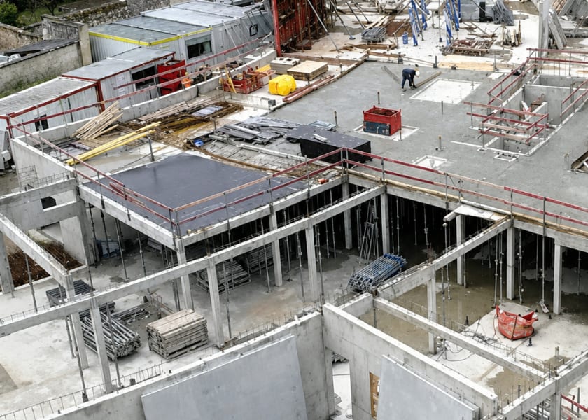 Chantier d'un EHPAD